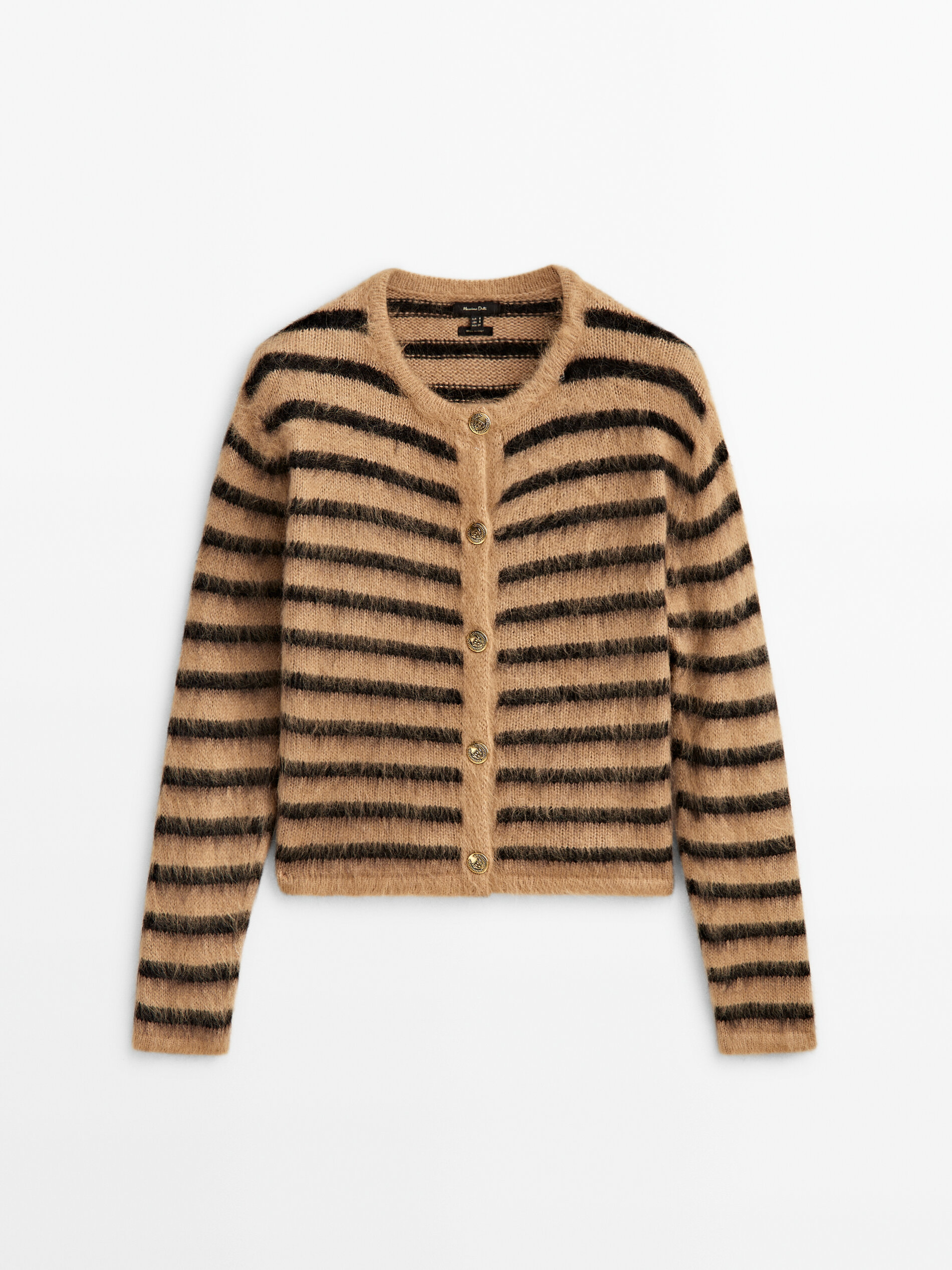 

Кардиган женский Massimo Dutti 05729632704 бежевый L, 05729632704