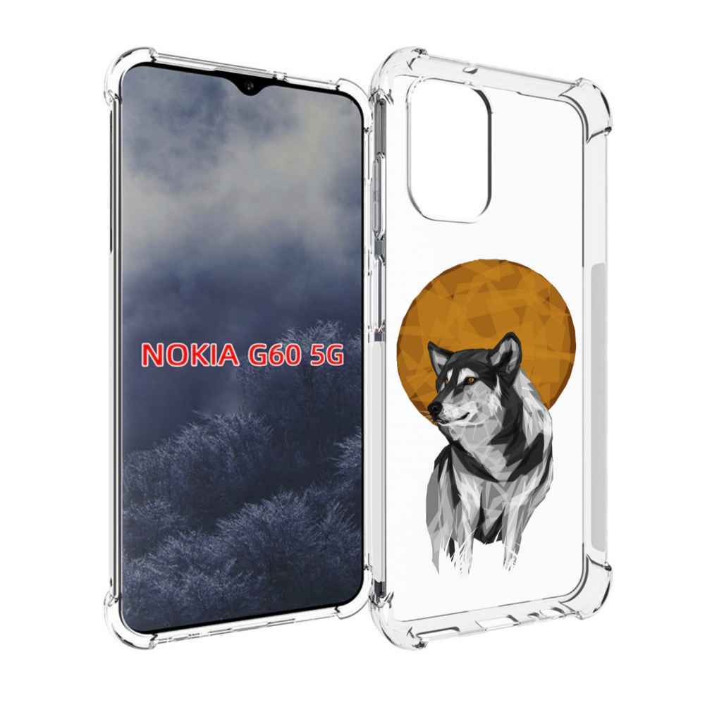 

Чехол MyPads Лунный волк для Nokia G60 5G, Прозрачный, Tocco