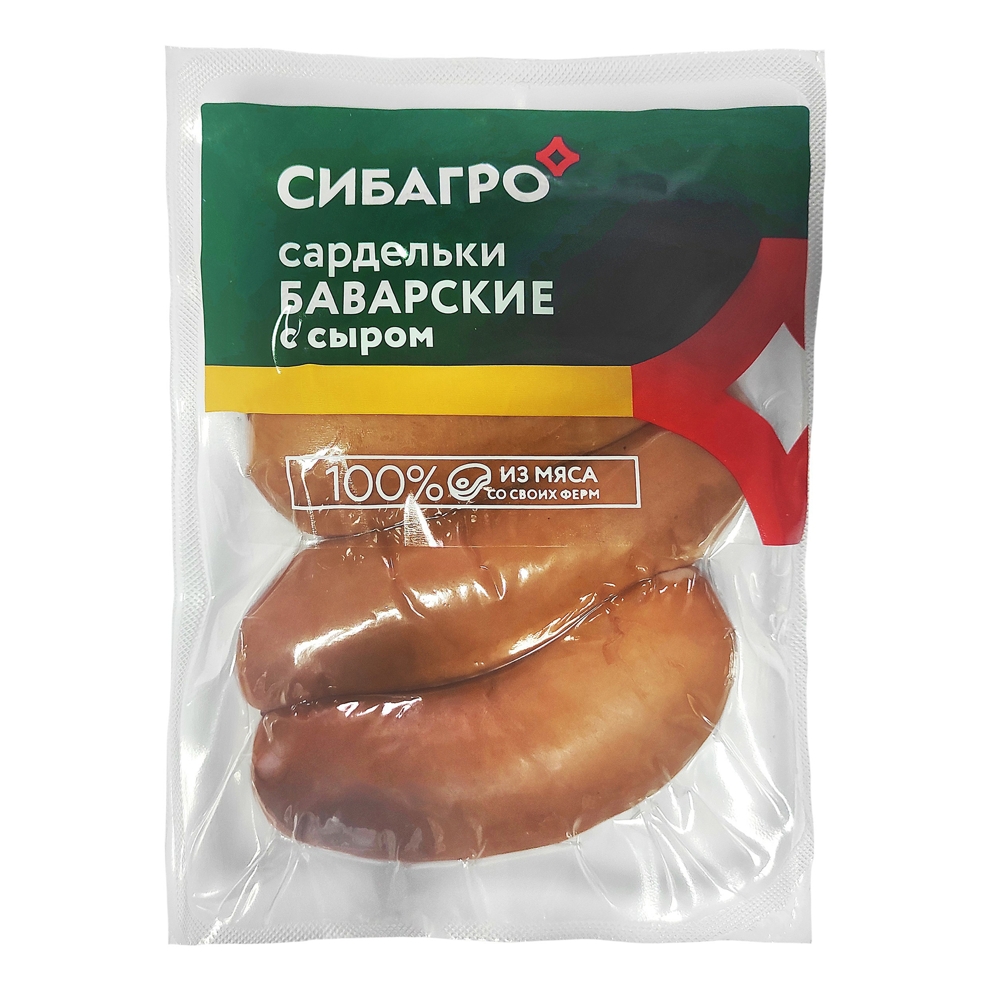 

Сардельки Сибагро Баварские с сыром 320 г