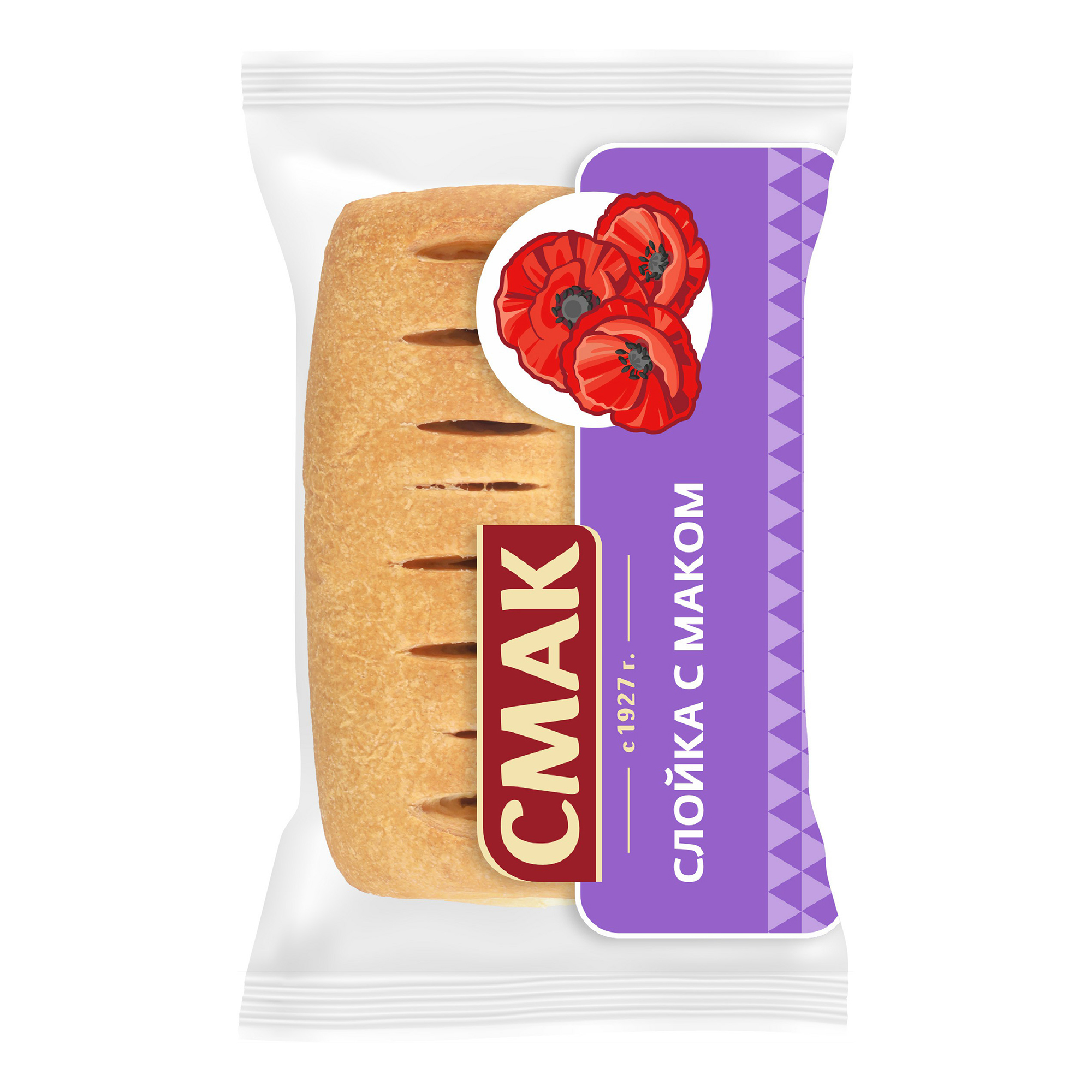

Слойка Смак с маком 70 г