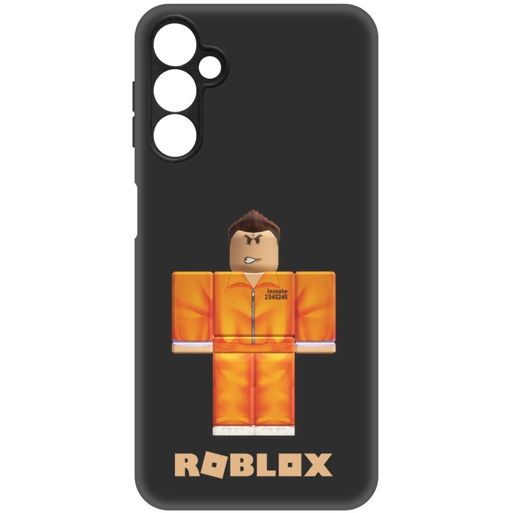 

Чехол-накладка Софт Roblox-Заключенный для Samsung Galaxy A24 (A245), Черный, 418035