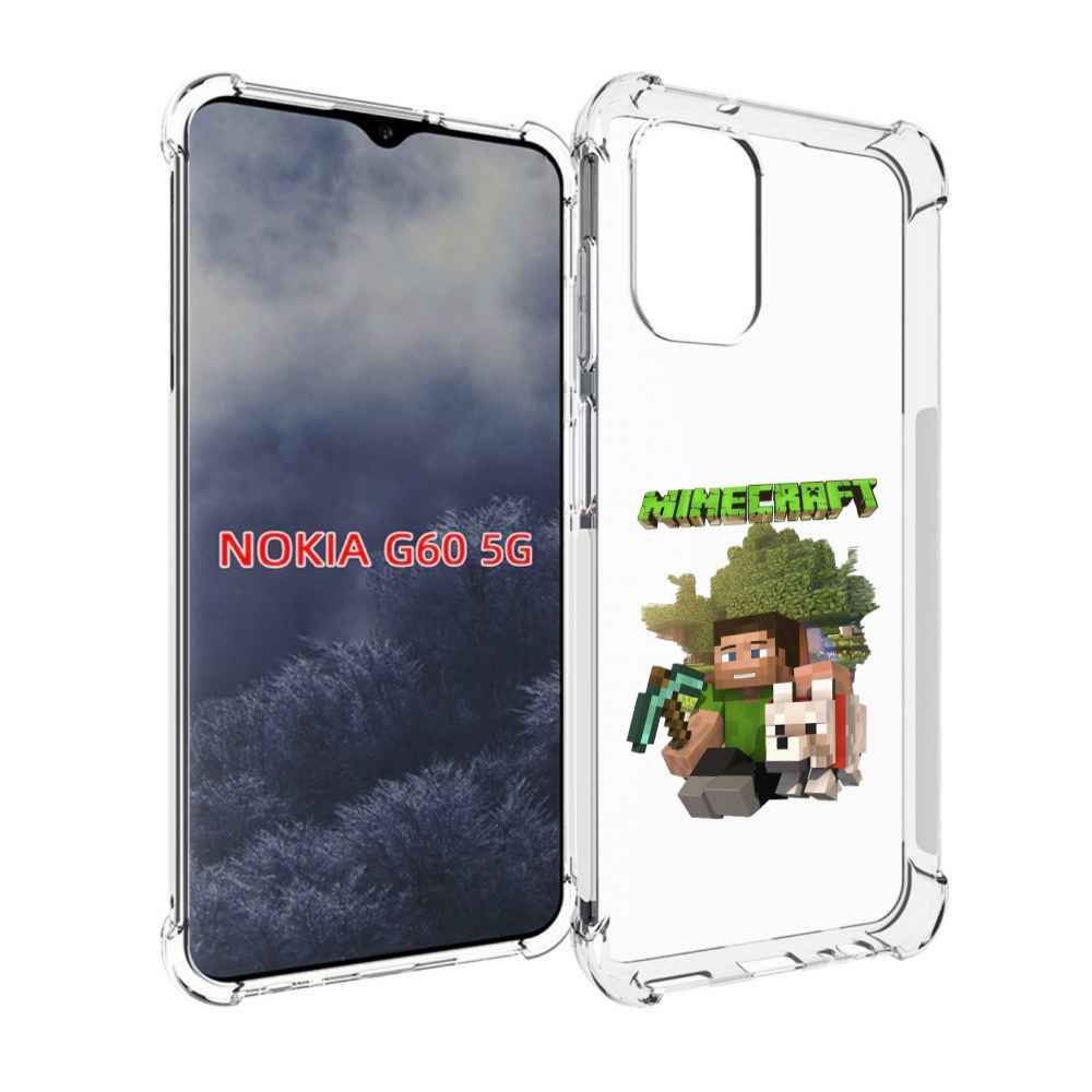 

Чехол MyPads Майнкрафт детский для Nokia G60 5G, Прозрачный, Tocco