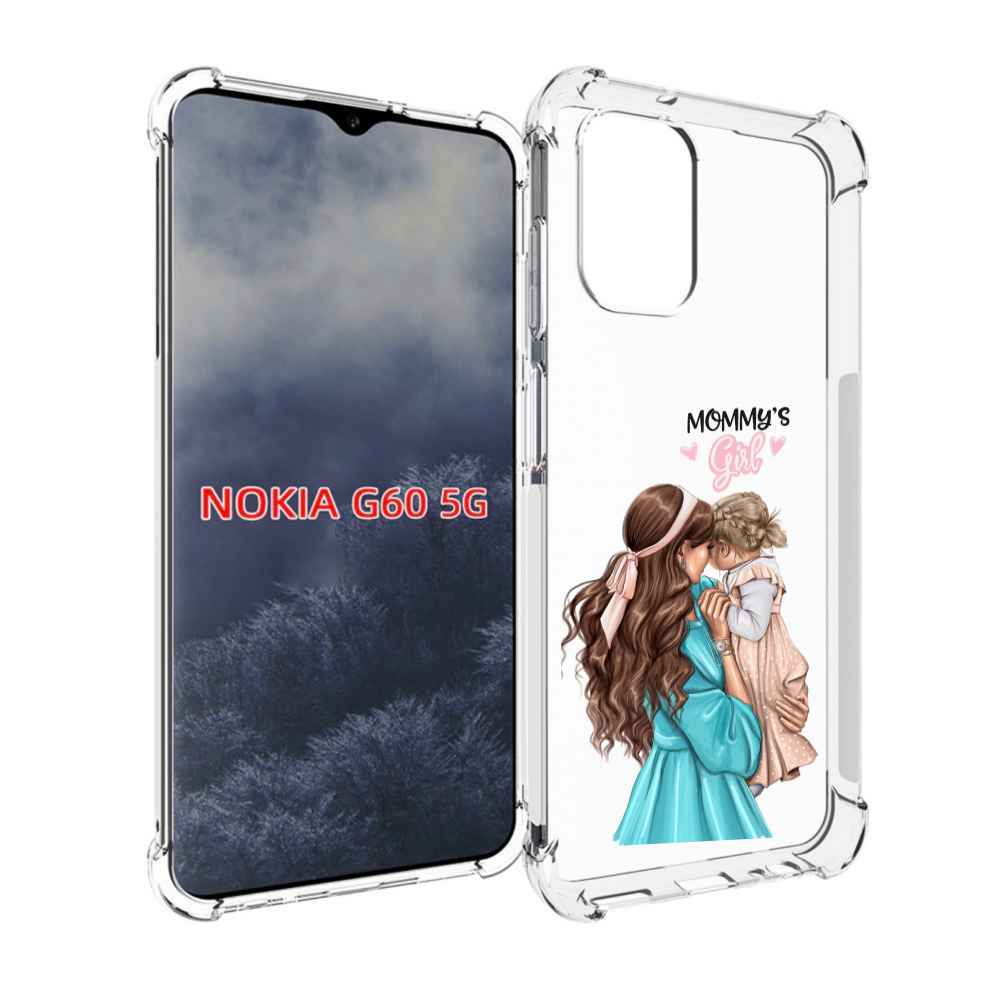 

Чехол MyPads Мама-девочки женский для Nokia G60 5G, Прозрачный, Tocco