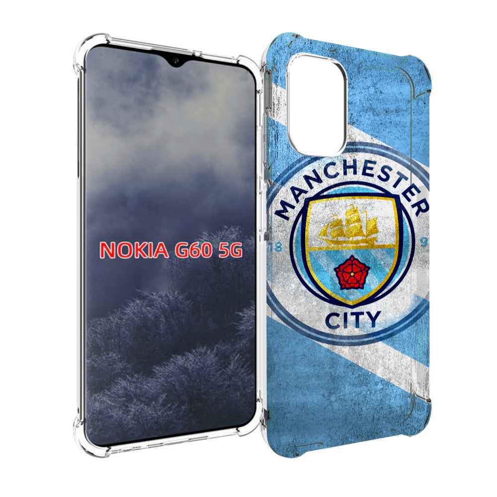

Чехол MyPads Манчестер-сити мужской для Nokia G60 5G, Прозрачный, Tocco