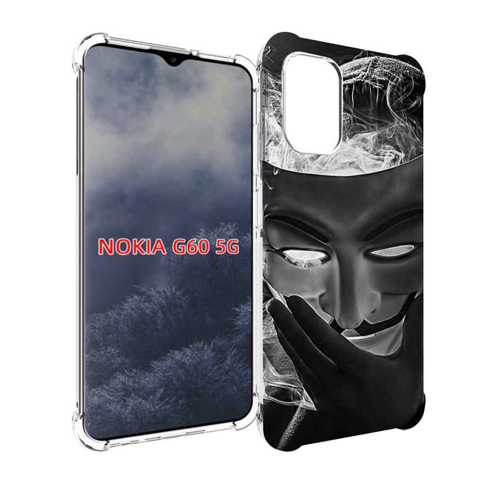 

Чехол MyPads Маска для Nokia G60 5G, Прозрачный, Tocco