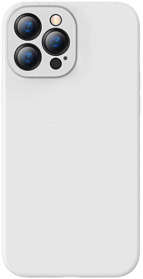фото Чехол baseus liquid silica gel protective case для iphone 13 pro, цвет белый (aryt000402)
