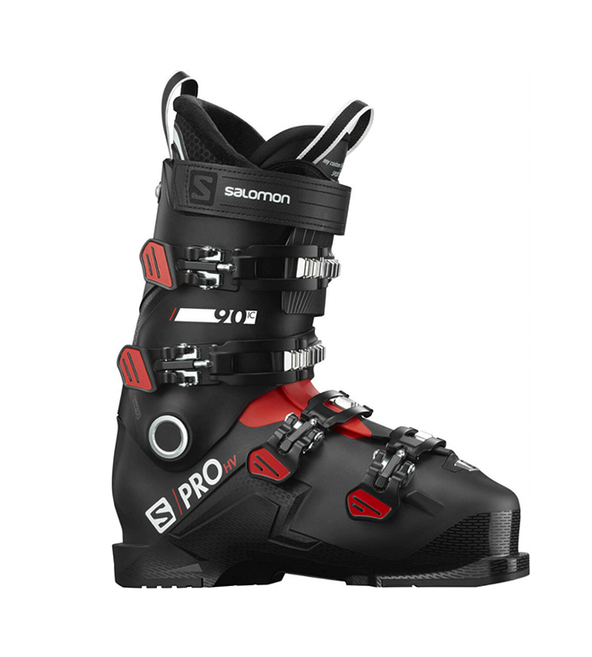 фото Горнолыжные ботинки salomon s/pro hv 90 black/red (20/21) (25.5)