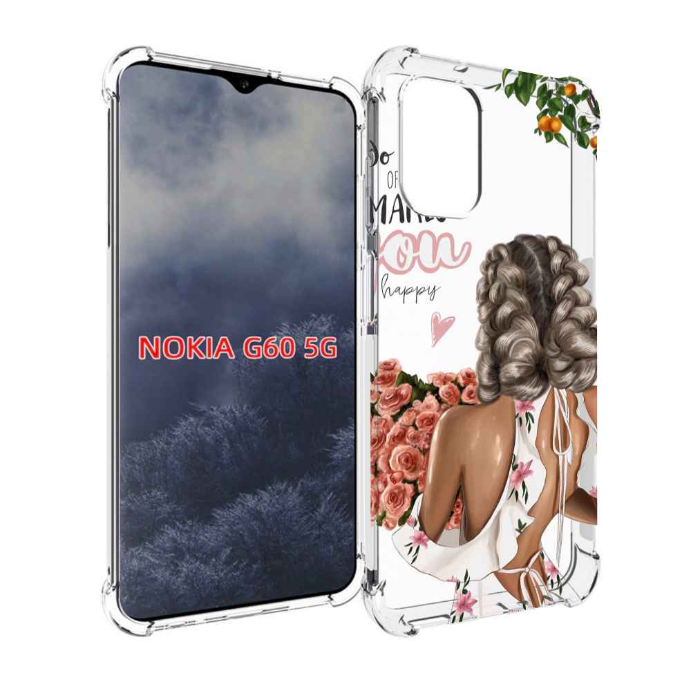 

Чехол MyPads Мелочи-делают-тебя-счастливой для Nokia G60 5G, Прозрачный, Tocco