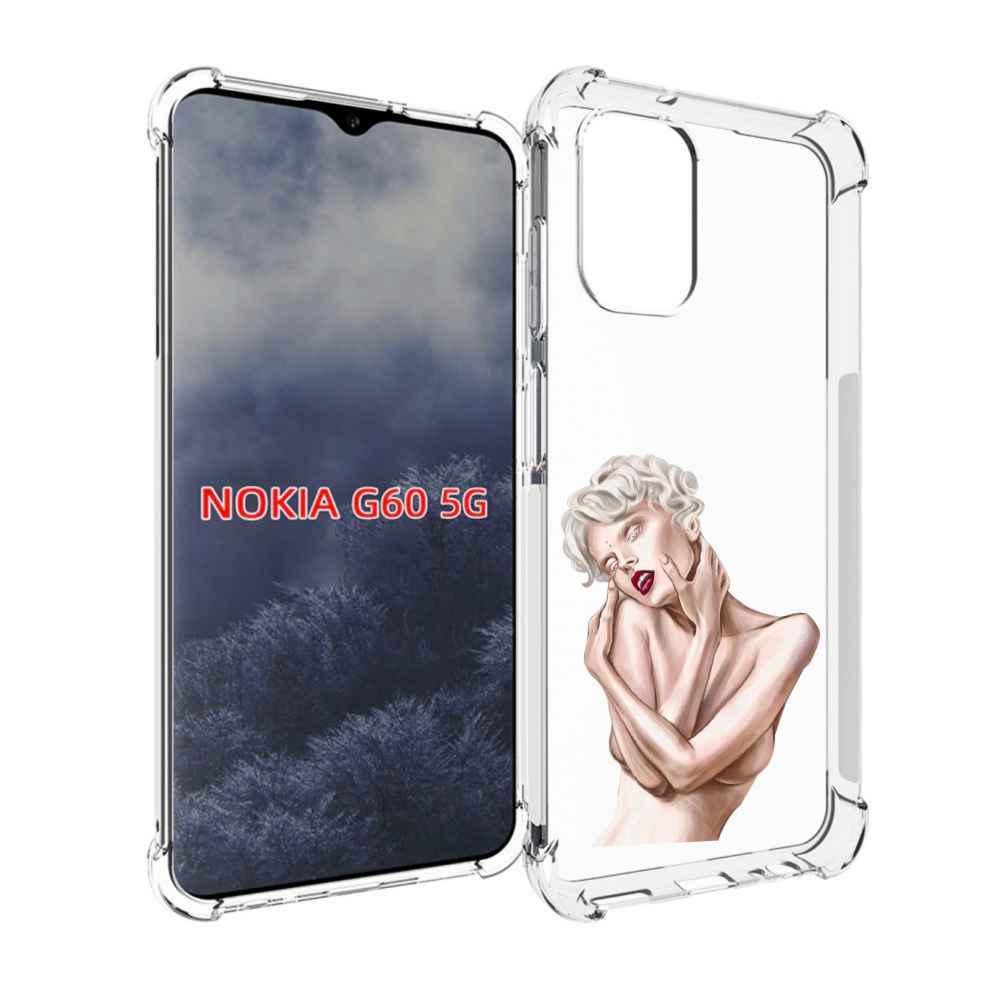 

Чехол MyPads Мигера женский для Nokia G60 5G, Прозрачный, Tocco