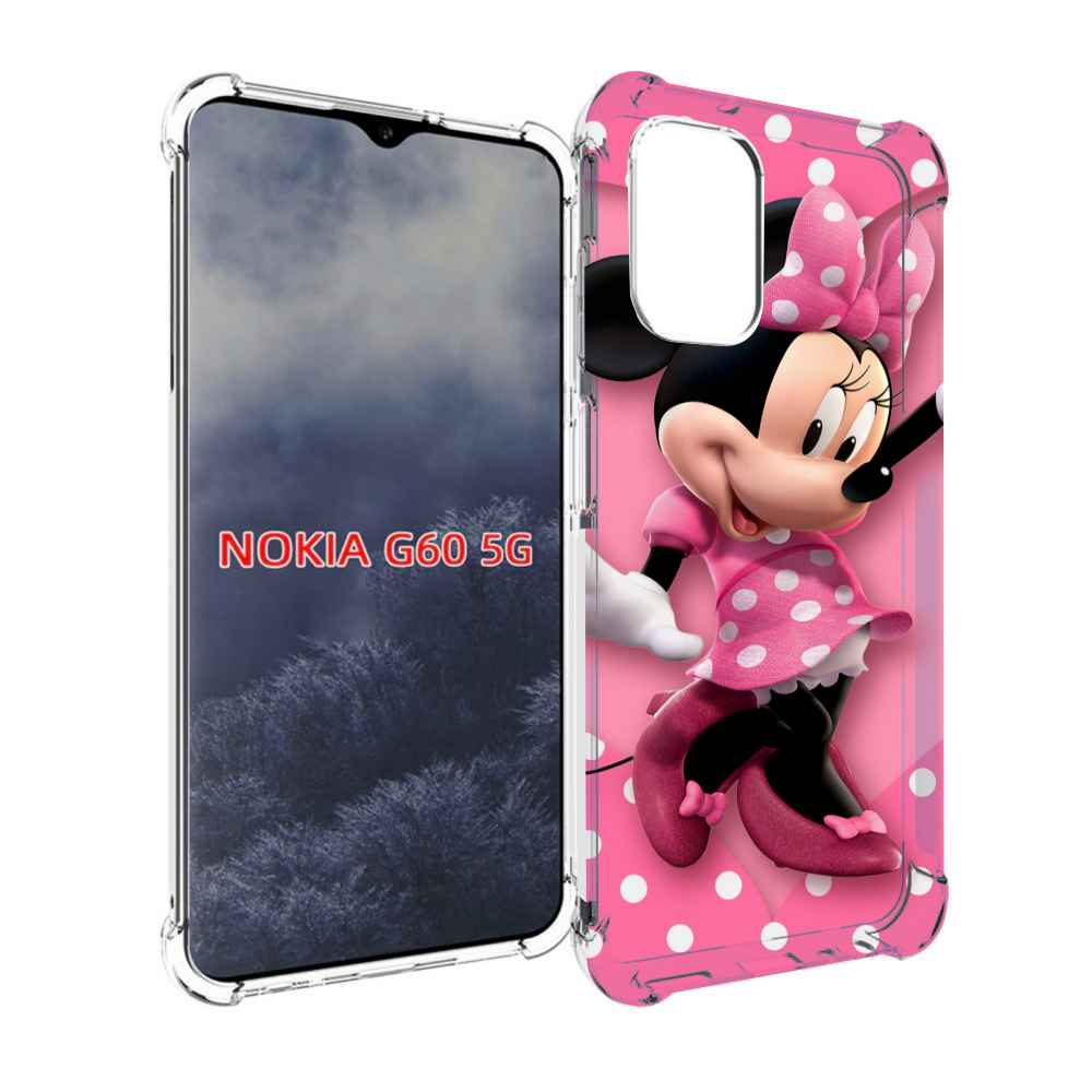 

Чехол MyPads Минни-Маус-в-сердце женский для Nokia G60 5G, Прозрачный, Tocco
