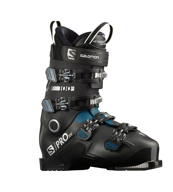 фото Горнолыжные ботинки salomon s/pro hv 100 black/blue (20/21) (26.5)