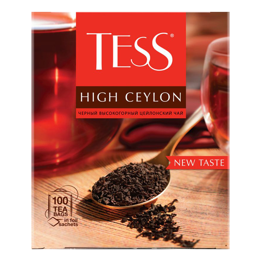 Чай черный Tess Хай в пакетиках 2,25 г х 100 шт
