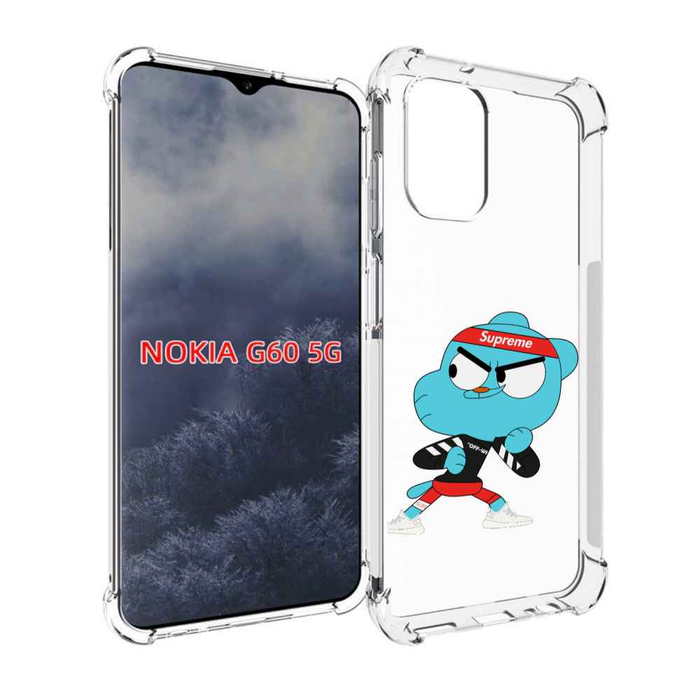 

Чехол MyPads Модный-Гамбол для Nokia G60 5G, Прозрачный, Tocco