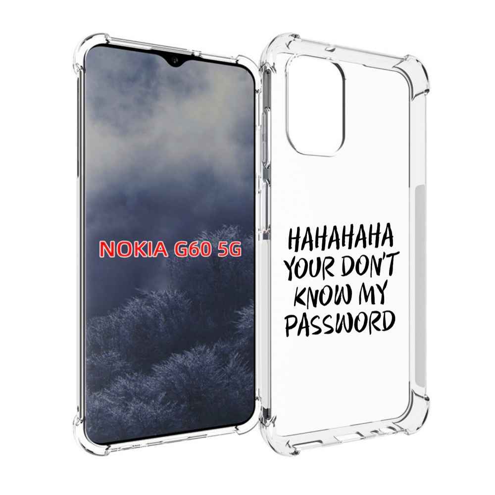 

Чехол MyPads Мой-пароль для Nokia G60 5G, Прозрачный, Tocco