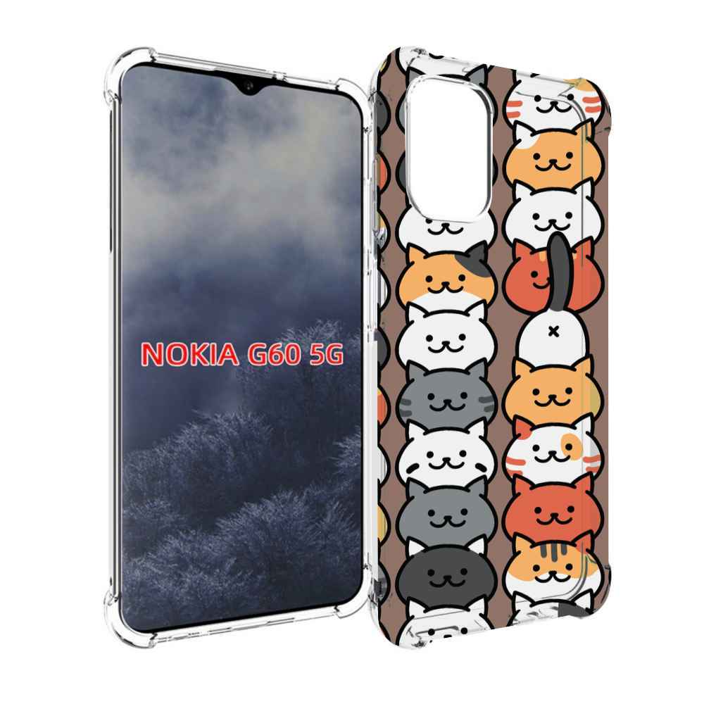 

Чехол MyPads Найди-кота для Nokia G60 5G, Прозрачный, Tocco