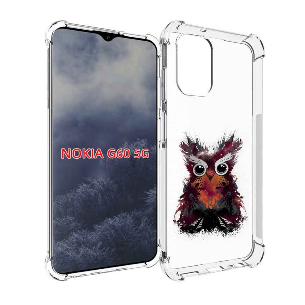

Чехол MyPads Необычная сова для Nokia G60 5G, Прозрачный, Tocco