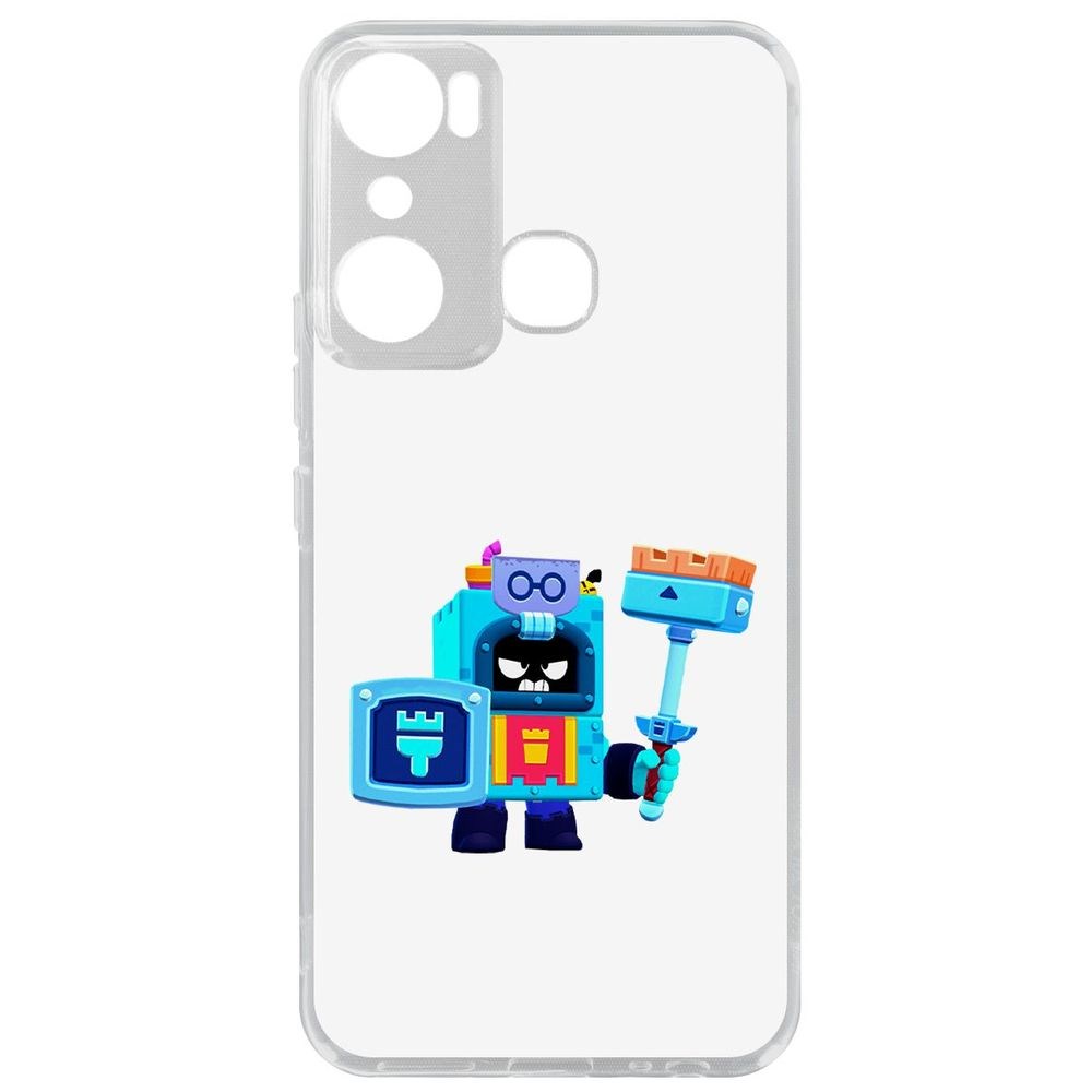 

Чехол-накладка Кейс Brawl Stars-Эш для Infinix Hot 20i