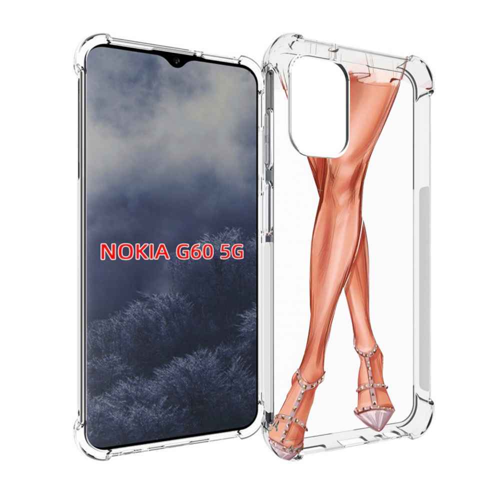 

Чехол MyPads Ножки для Nokia G60 5G, Прозрачный, Tocco