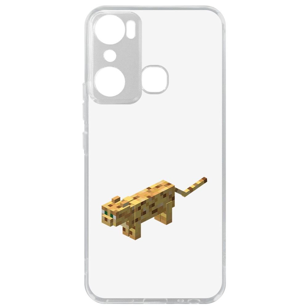 Чехол-накладка Кейс Minecraft-Оцелот для Infinix Hot 20i