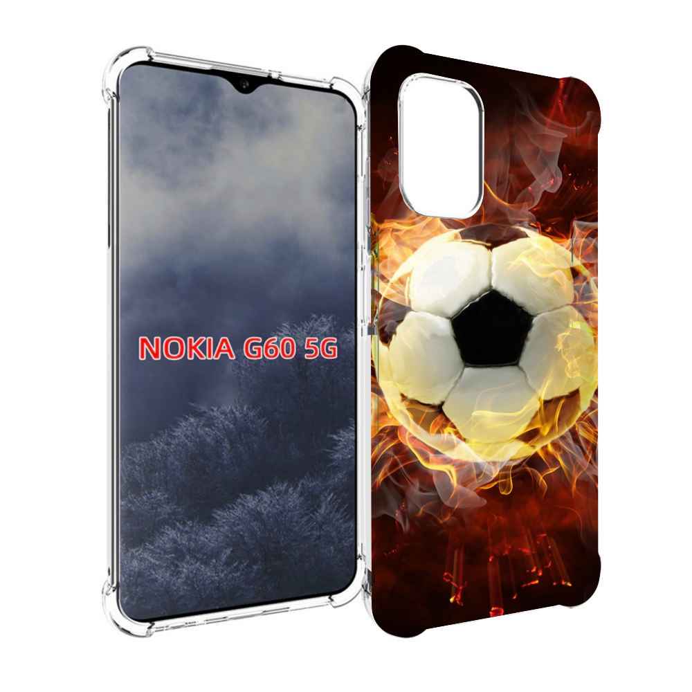 

Чехол MyPads Огненный-мяч для Nokia G60 5G, Прозрачный, Tocco