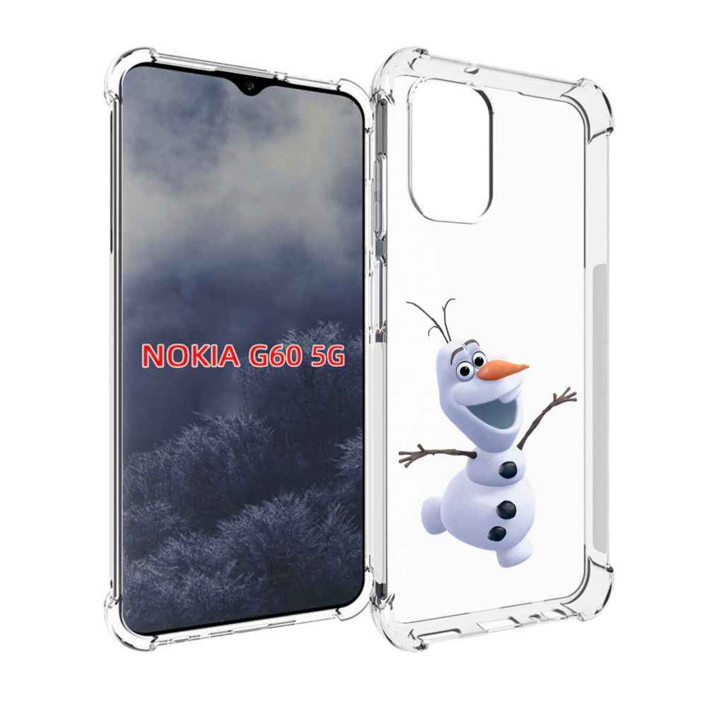 

Чехол MyPads Олаф-холодное-сердце для Nokia G60 5G, Прозрачный, Tocco