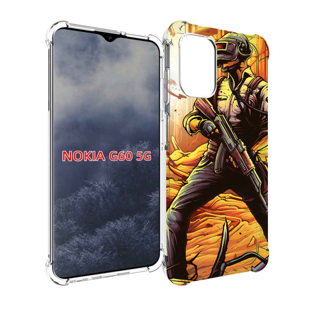 

Чехол MyPads Пабг для Nokia G60 5G, Прозрачный, Tocco