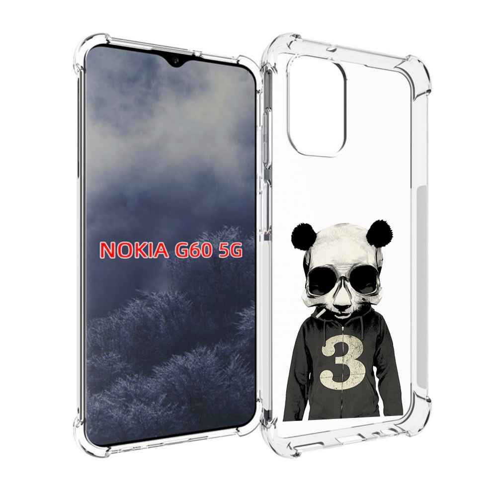 

Чехол MyPads Панда-в-костюме для Nokia G60 5G, Прозрачный, Tocco