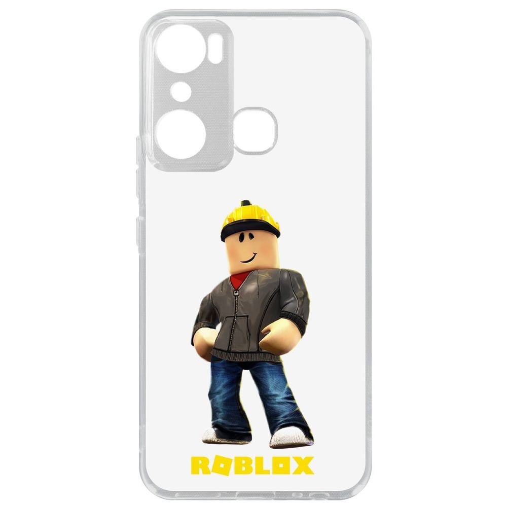 Чехол-накладка Кейс Roblox-Строитель для Infinix Hot 20i