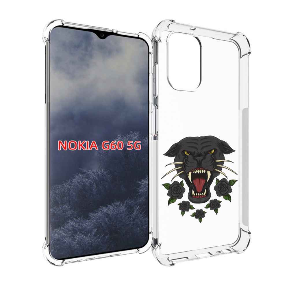 

Чехол MyPads Пантера для Nokia G60 5G, Прозрачный, Tocco