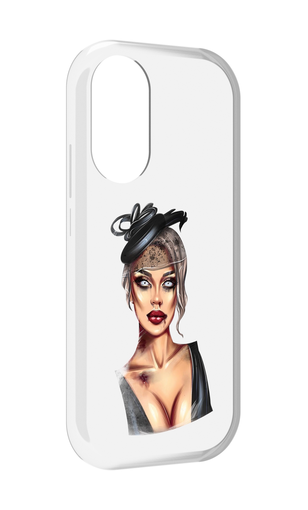 

Чехол MyPads девушка-с-линзами для Honor X7, Прозрачный, Tocco