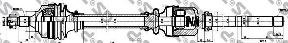 

Привод В Сборе Citroen Berlingo I-Ii/C4/Peug Partner/307 1.4Hdi-2.0Hdi 00- Прав. GSP 24510