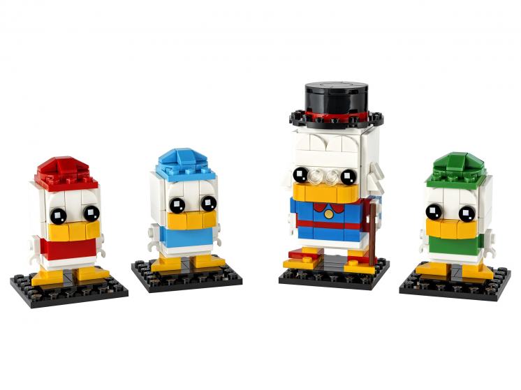 Конструктор LEGO BrickHeadz Сувенирный набор Скрудж Макдак, Билли, Вилли и Дилли, 40477 игровой набор затейники вилли и бен