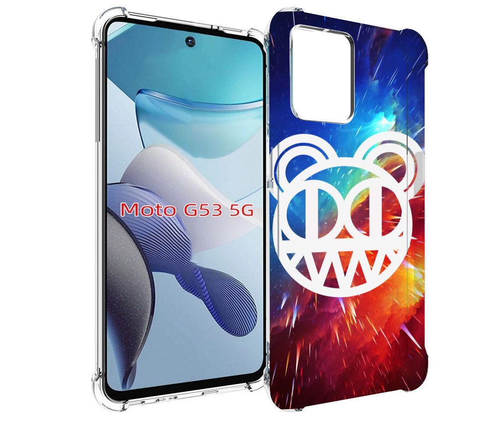 Чехол бампер MyPads radiohead cosmos для Motorola Moto G53 проти
