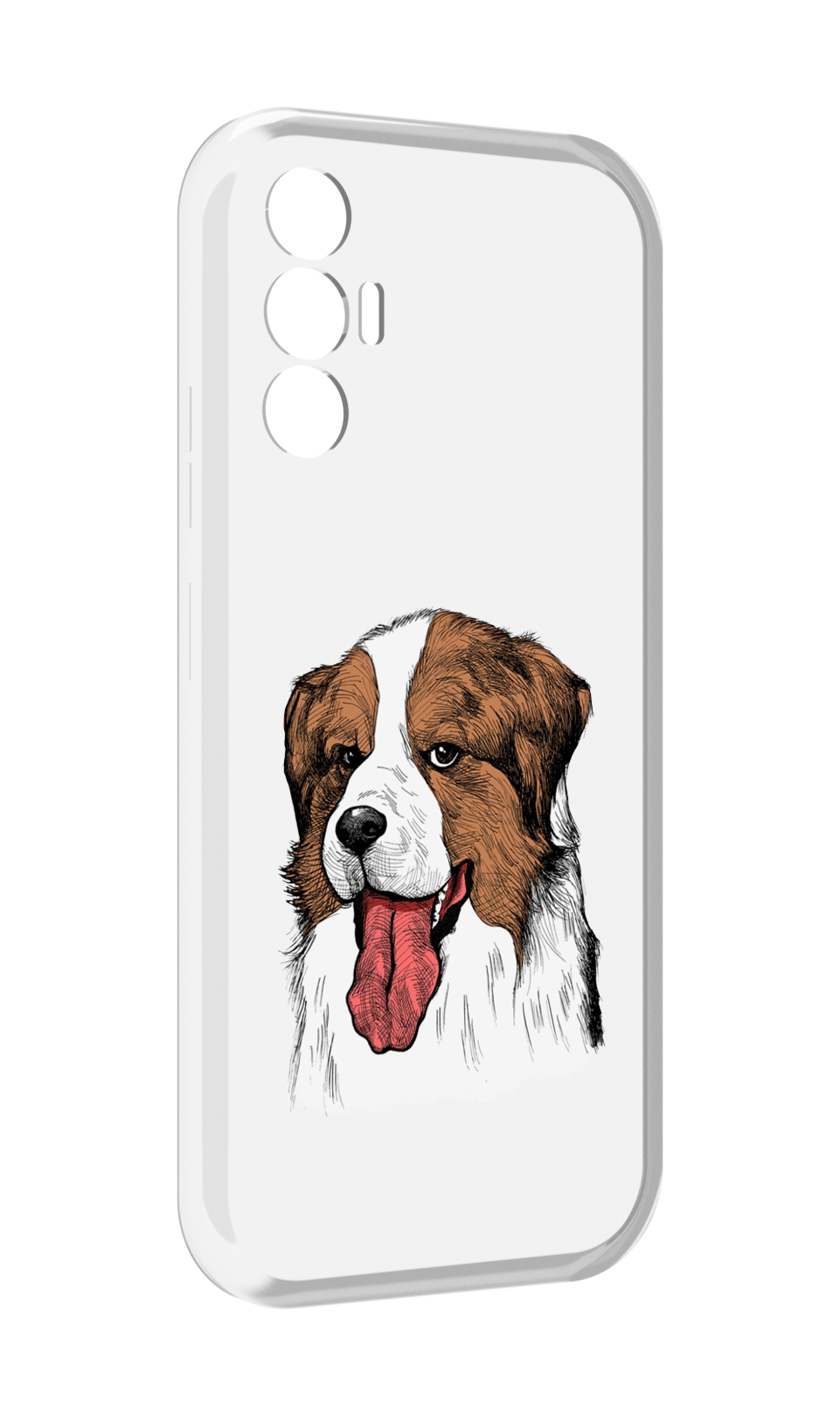 

Чехол MyPads бетховен для Tecno Pova 3, Прозрачный, Tocco