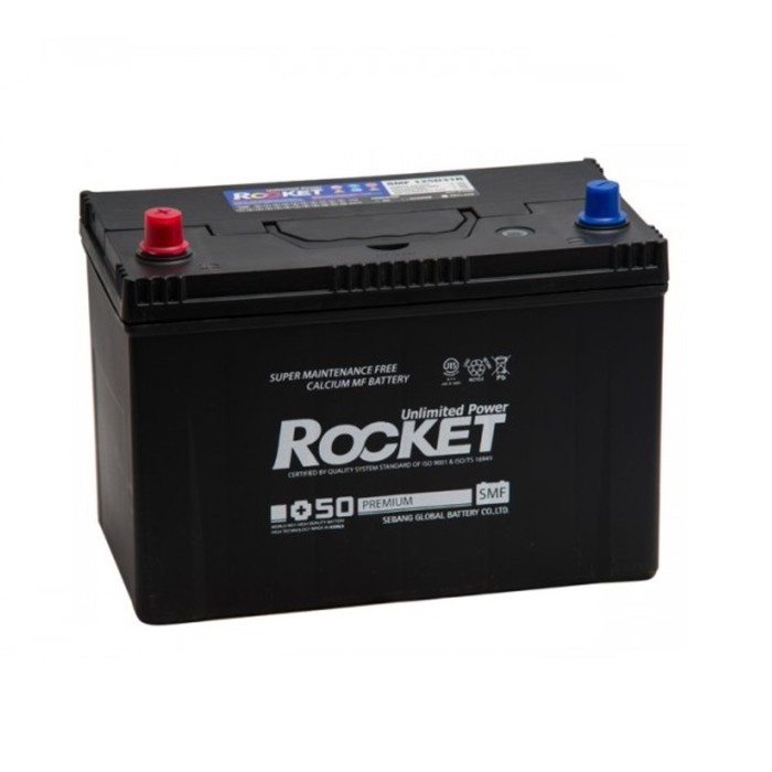 

Аккумуляторная батарея Rocket 100 Ач SMF 125D31R, прямая полярность