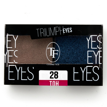 фото Тени двухцветные tf cosmetics triumph тон 28