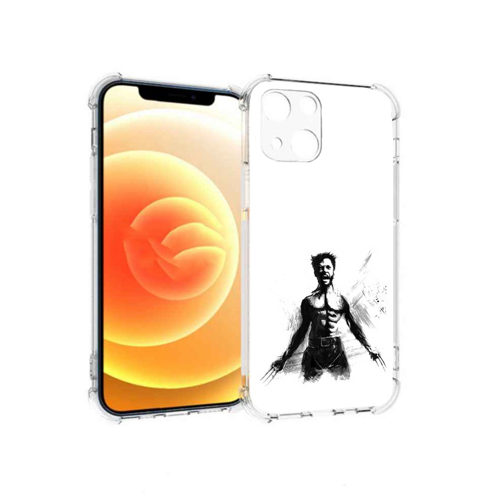

Чехол MyPads Tocco для Apple iPhone 13 росомаха (PT163239.611.587), Прозрачный, Tocco
