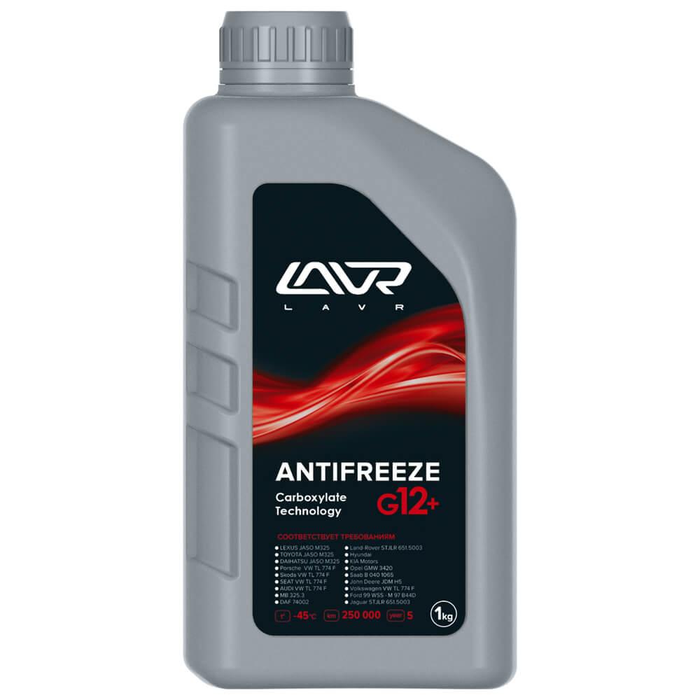 Охлаждающая жидкость ANTIFREEZE LAVR -45C (G12+), 1 кг