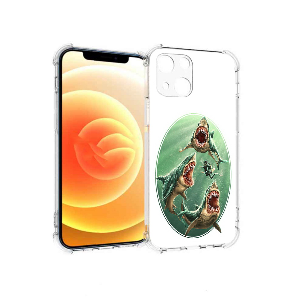 

Чехол MyPads Tocco для Apple iPhone 13 синяя бездна (PT163239.611.600), Прозрачный, Tocco