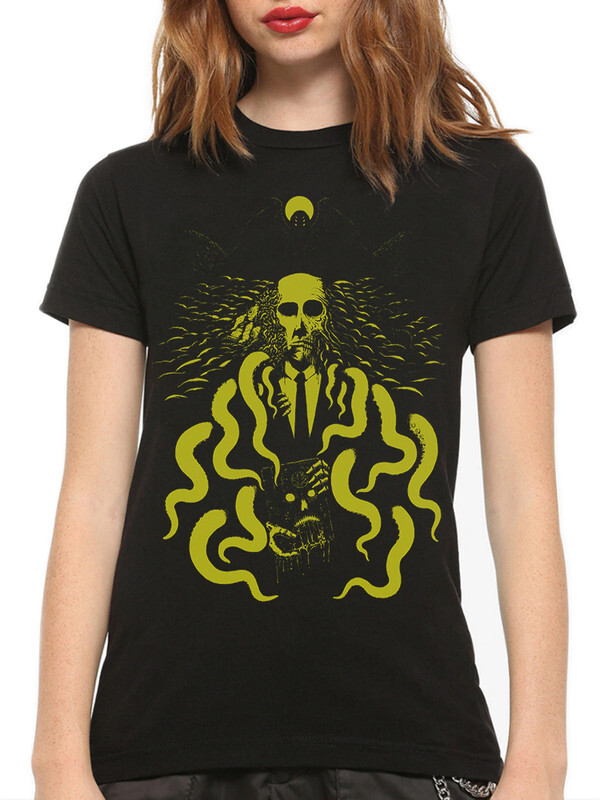 

Футболка женская DreamShirts Studio Говард Лавкрафт 031-lovecraft-1 черная M, Черный, Говард Лавкрафт 031-lovecraft-1