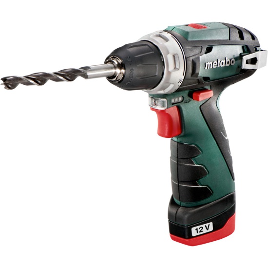 

Аккумуляторный шуруповерт Metabo PowerMaxx BS Акк.винт 12В 2х2.0,LC12,патр.