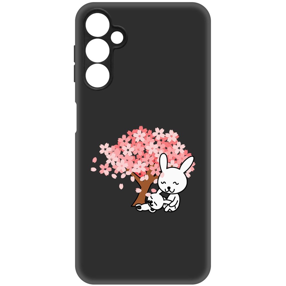 

Чехол-накладка Софт Кролики для Samsung Galaxy A24 (A245), Черный, 418067