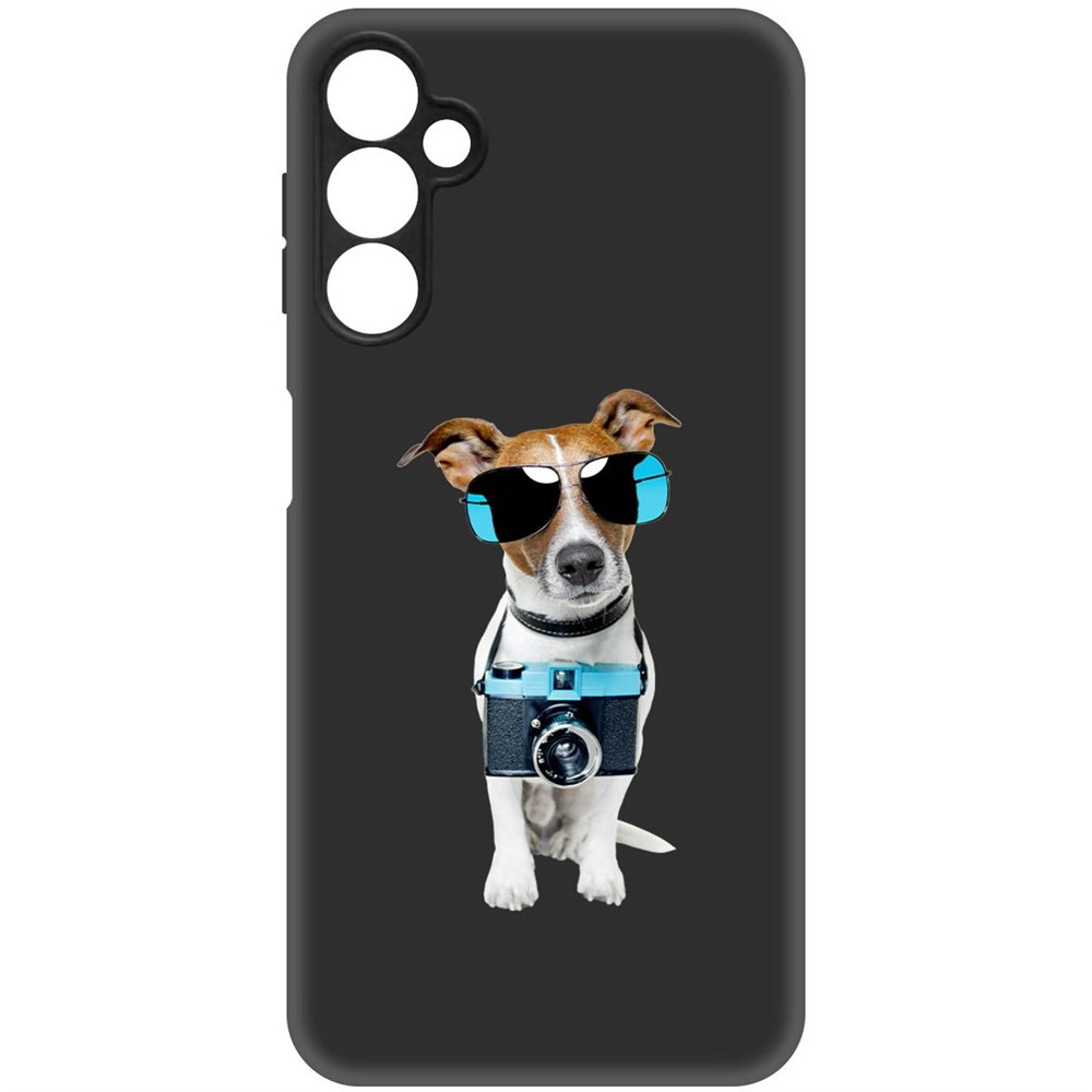 

Чехол-накладка Софт Пес-турист для Samsung Galaxy A24 (A245), Черный, 418076