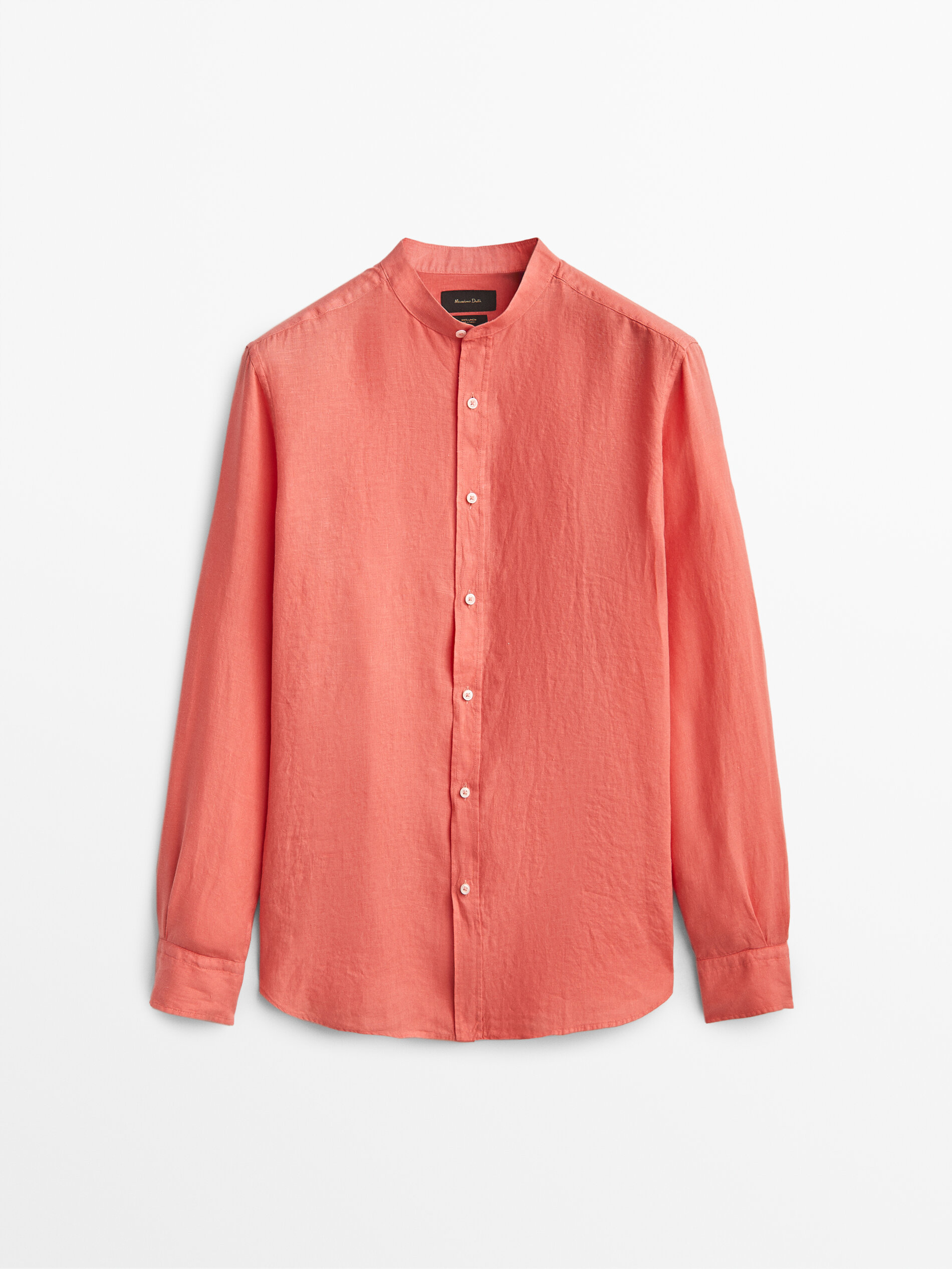 

Рубашка мужская Massimo Dutti 00187446679 красная S, 00187446679
