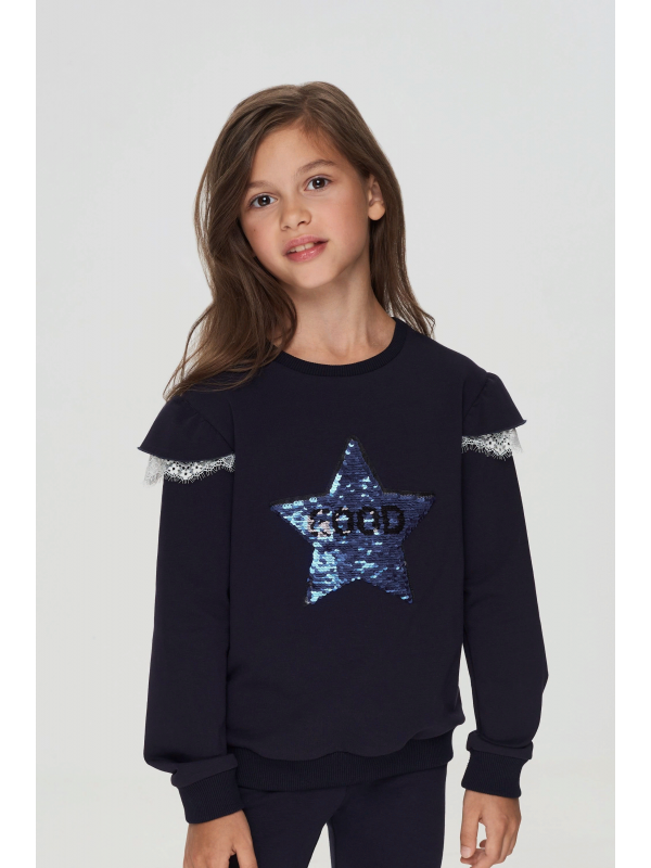 

Свитшот детский Choupette 27,98 синий р.140, 27,98