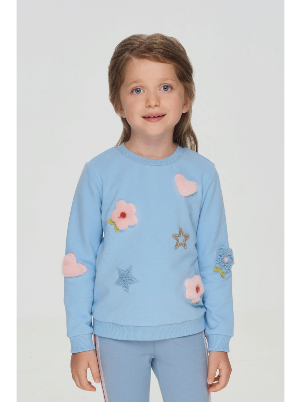

Свитшот детский Choupette 40,96 голубой р.116, 40,96