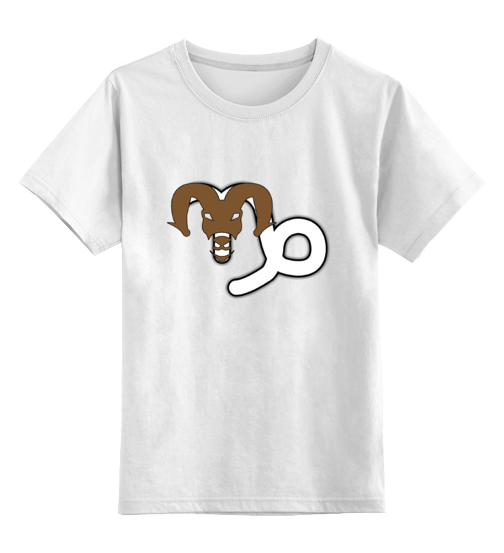 

Футболка детская Printio Козерог. цв. белый р. 164, Козерог.