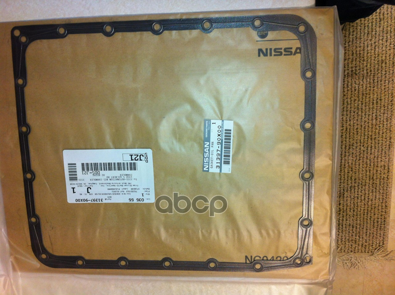 

Прокладка Поддона Картера NISSAN 3139790x00