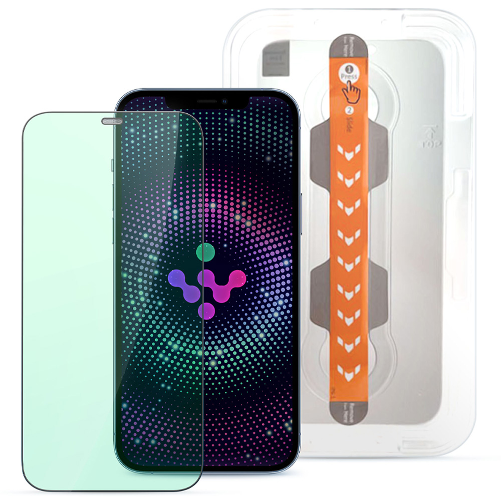 

Защитное стекло iGrape самоклеящееся для iPhone 12 Pro Max, Anti-blue light
