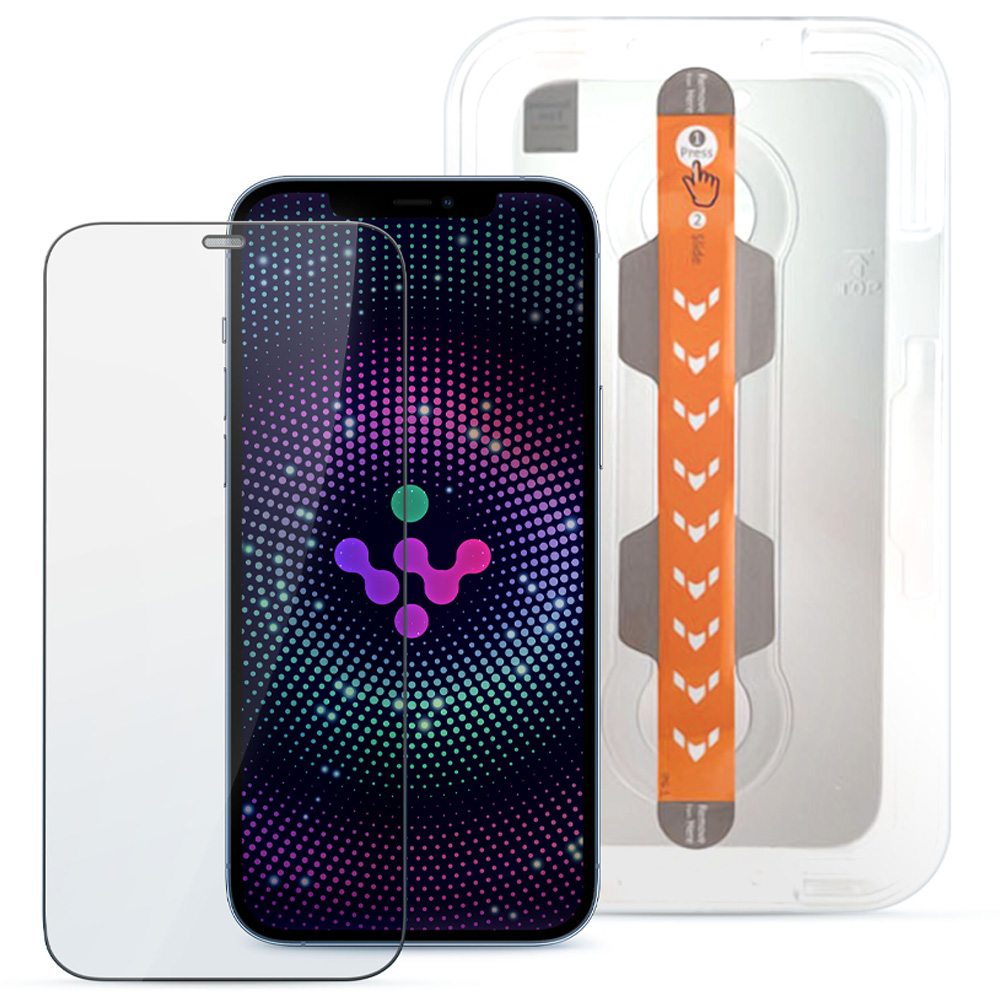 

Защитное стекло iGrape самоклеящееся для iPhone 12 Pro/12, Прозрачное